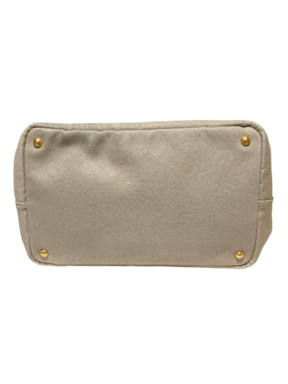 Prada Canapa Denim Tote Beige - Picture 4 of 15